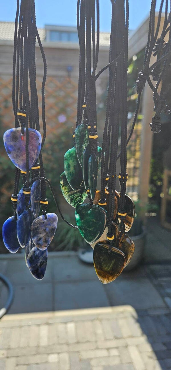 Guitar pick kettingen, diverse soorten