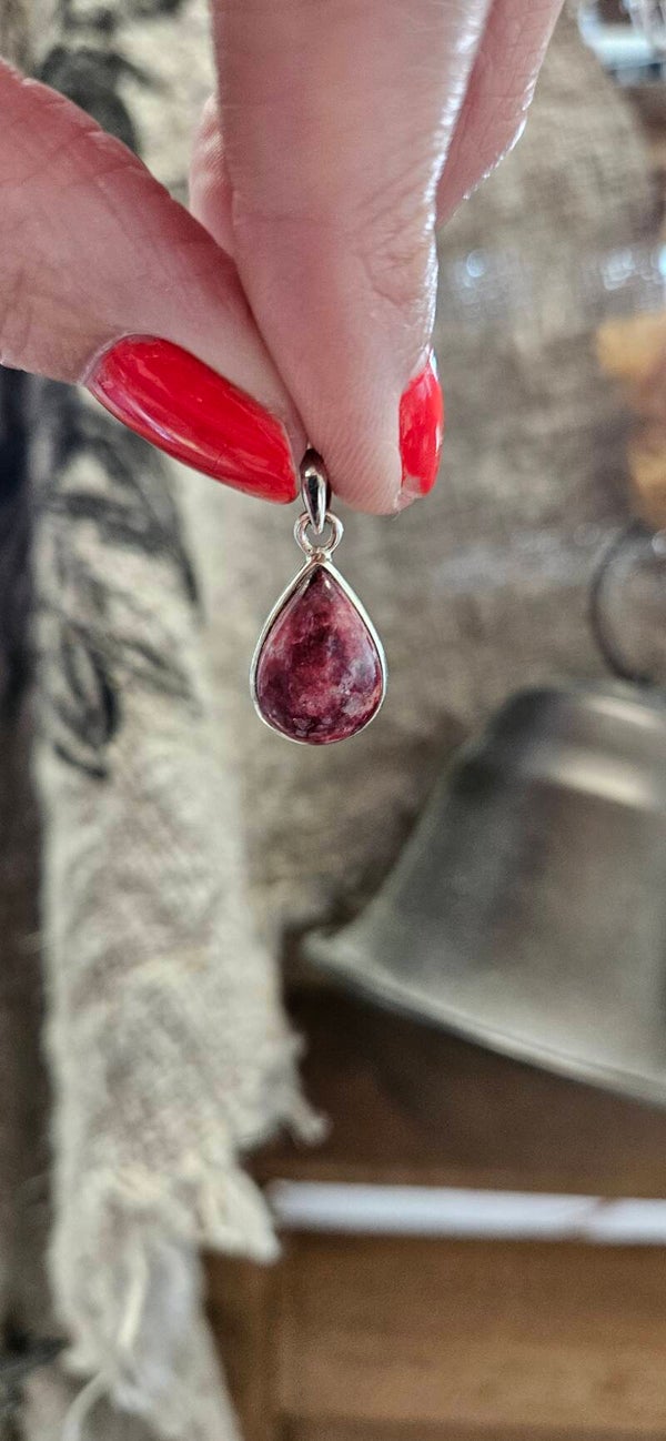 Thuliet hanger, echt zilver