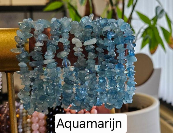 Aquamarijn splitarmbanden