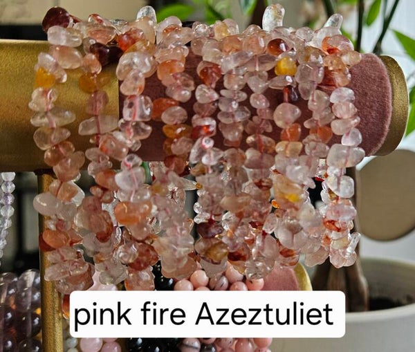 Pink fire Azeztuliet splitarmbanden