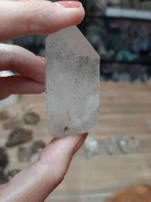 Anatase in Bergkristal 7