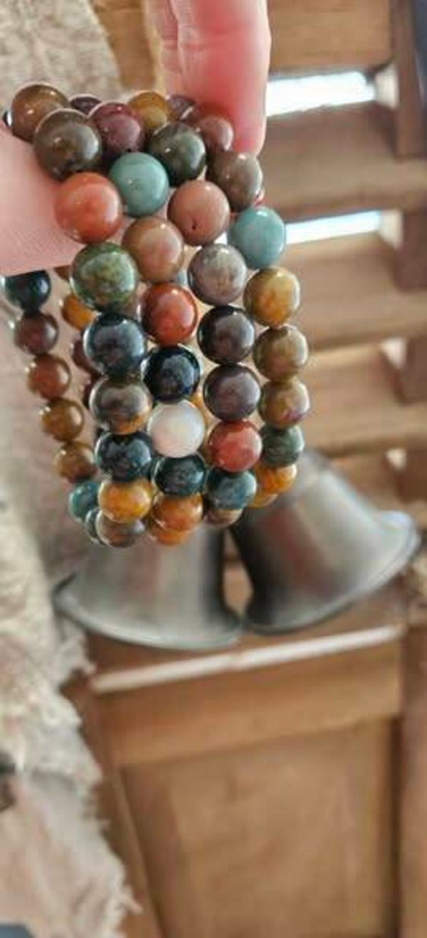 Oceaanjaspis armbanden 10 mm