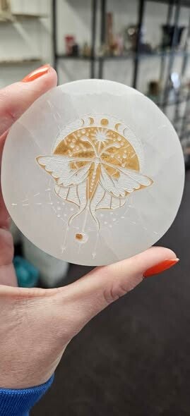 Seleniet oplaadschijfje , Mot