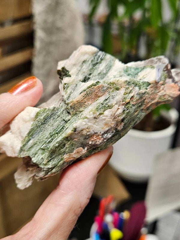 groene toermalijn , diverse