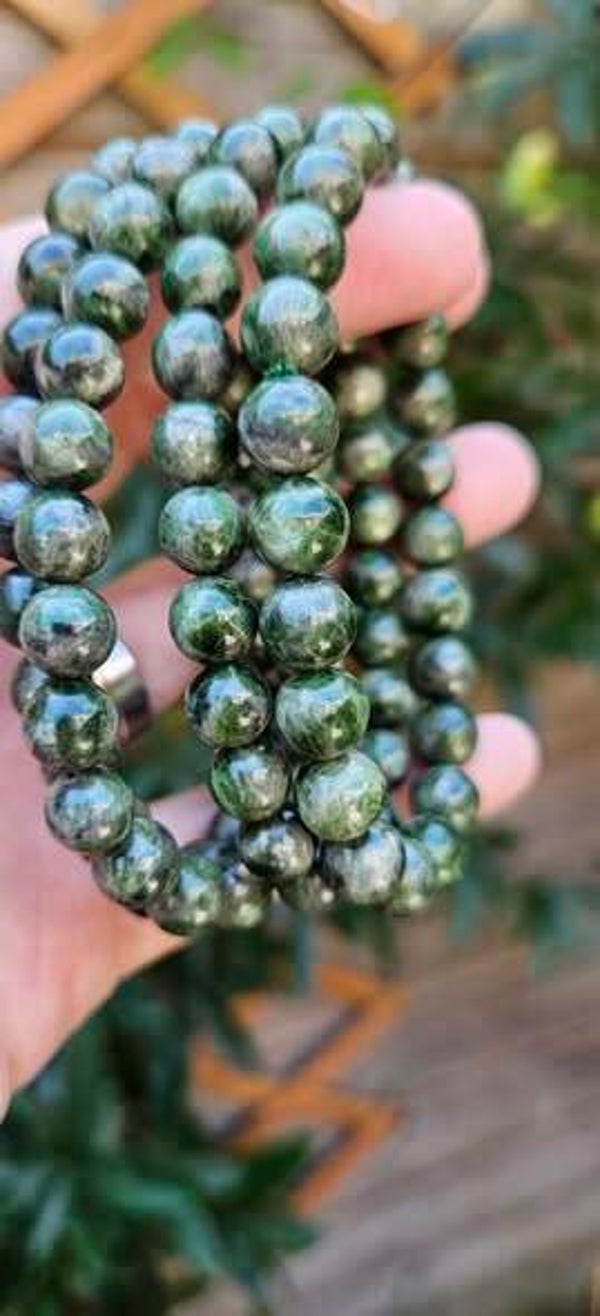 Groene Apatiet armbanden 8 mm