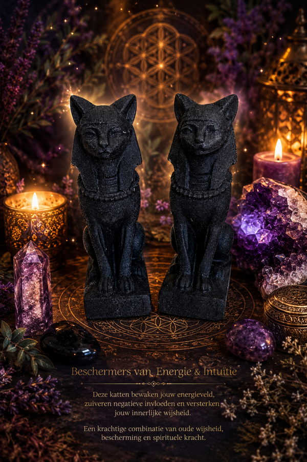 Obsidiaan Egyptische katten