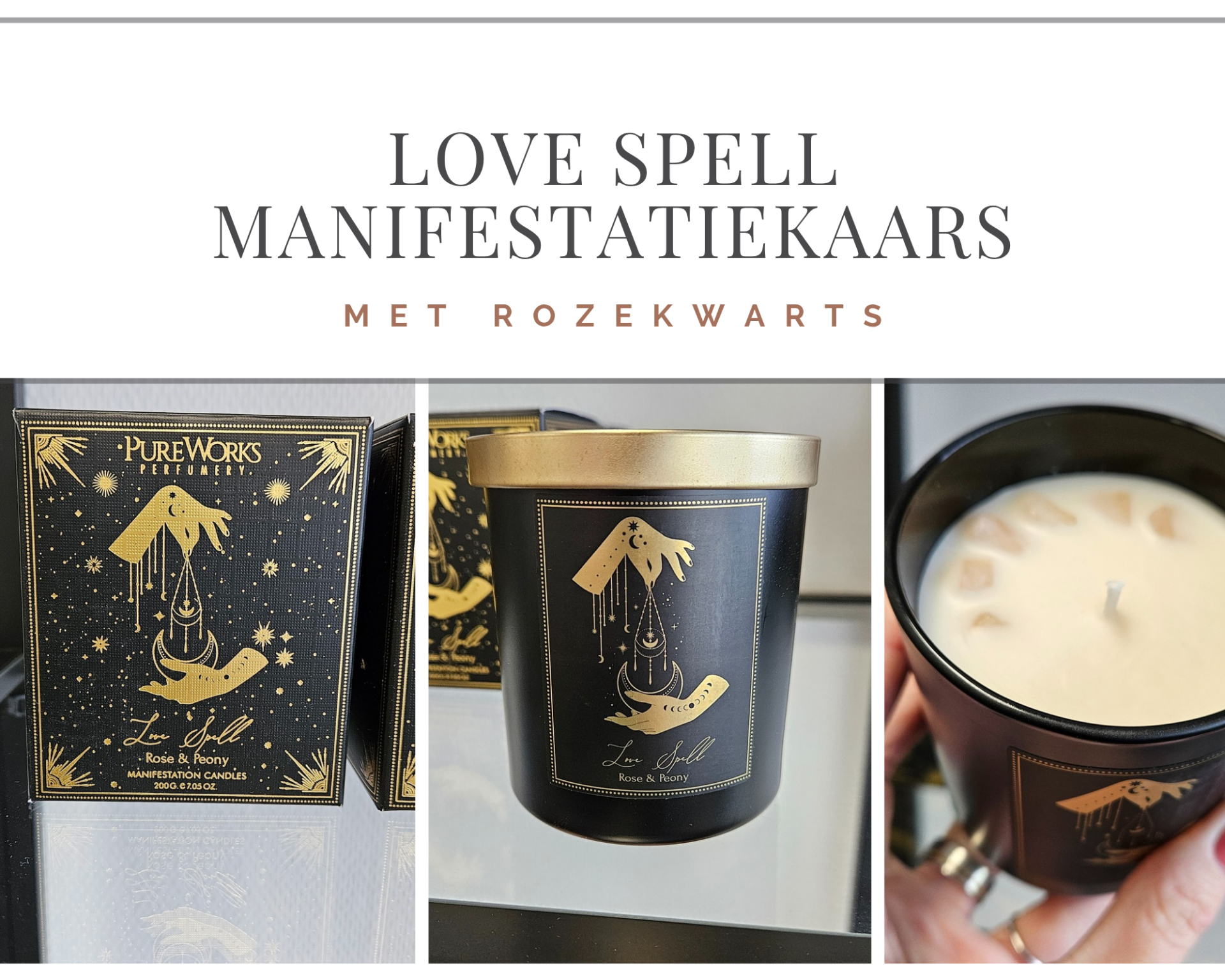 Manifestatie geurkaarsen,  diverse varianten