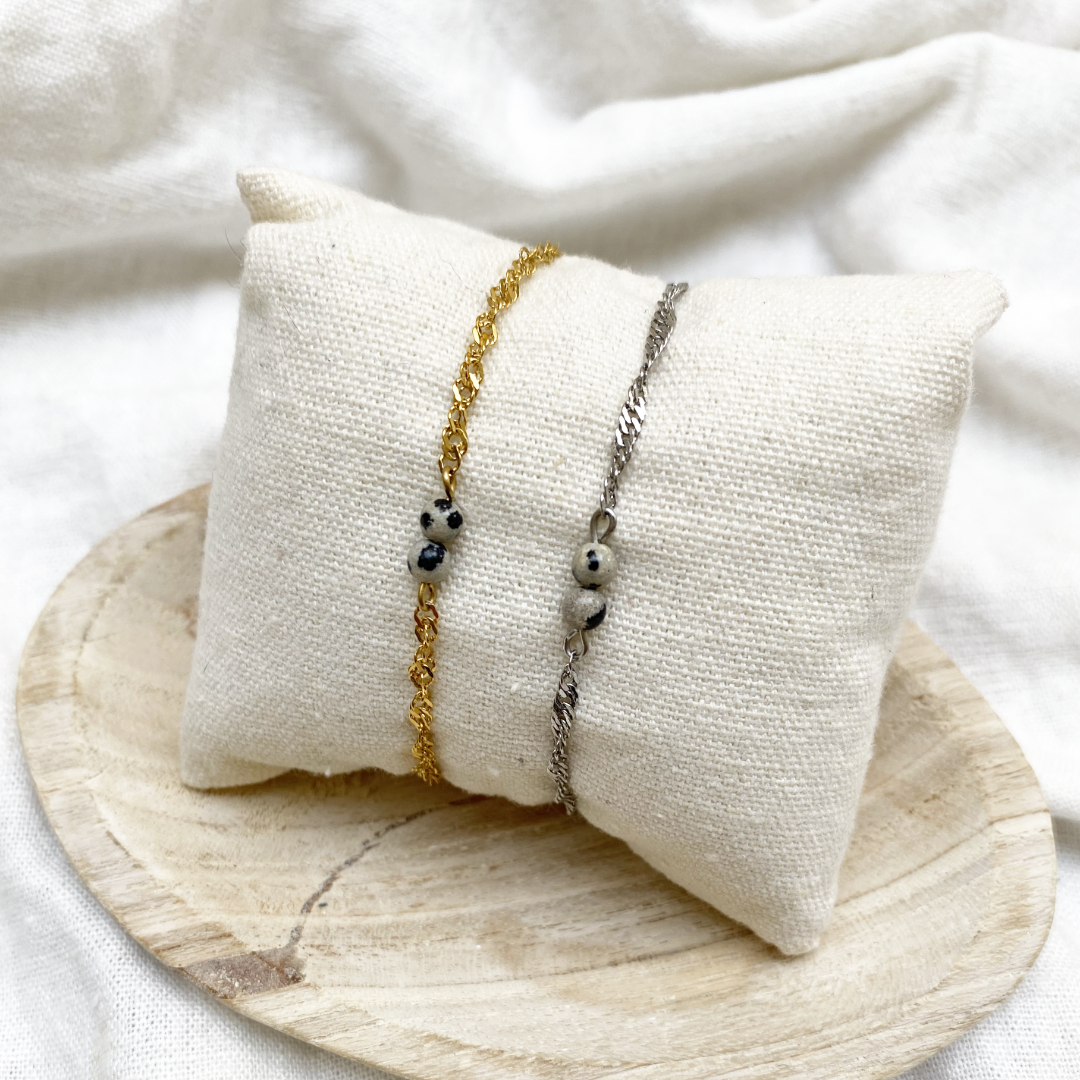 dalmatian stone armband dina