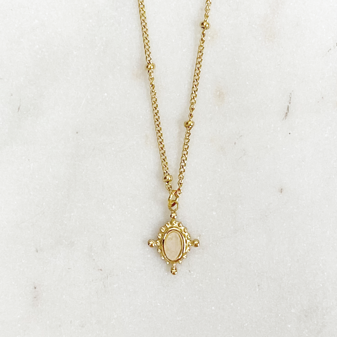 sparkle ketting white