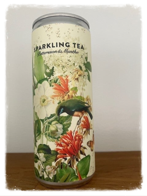 Sparkling tea 250ml 0% Green tea Rhubarb