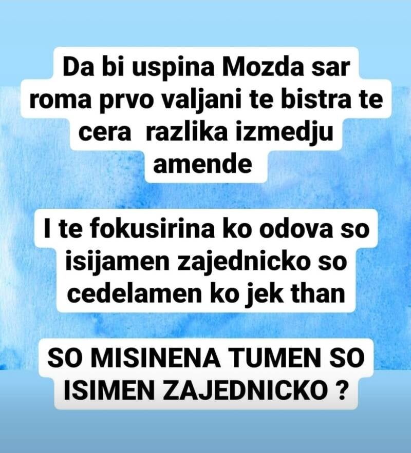 Poruka ci ko roma