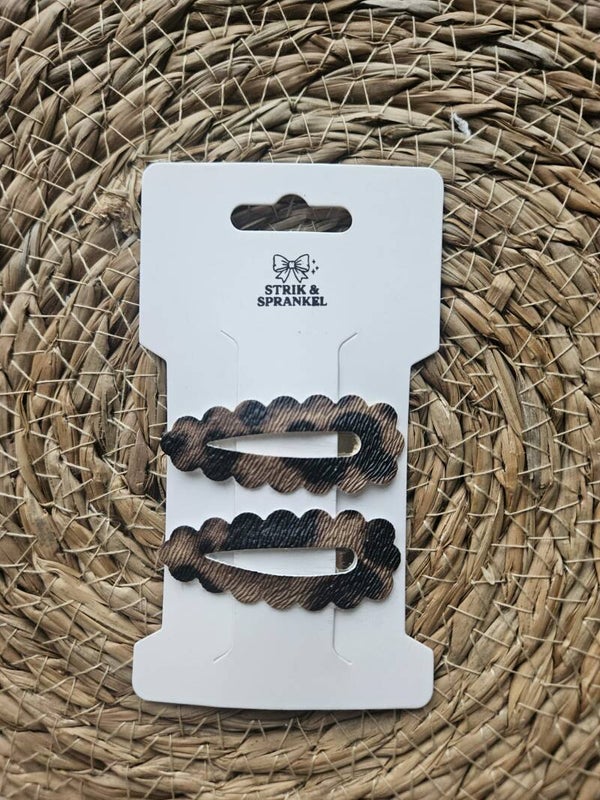 Haarspeldje zwart bruin