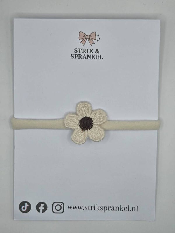 Baby haarbandje sparkle flower