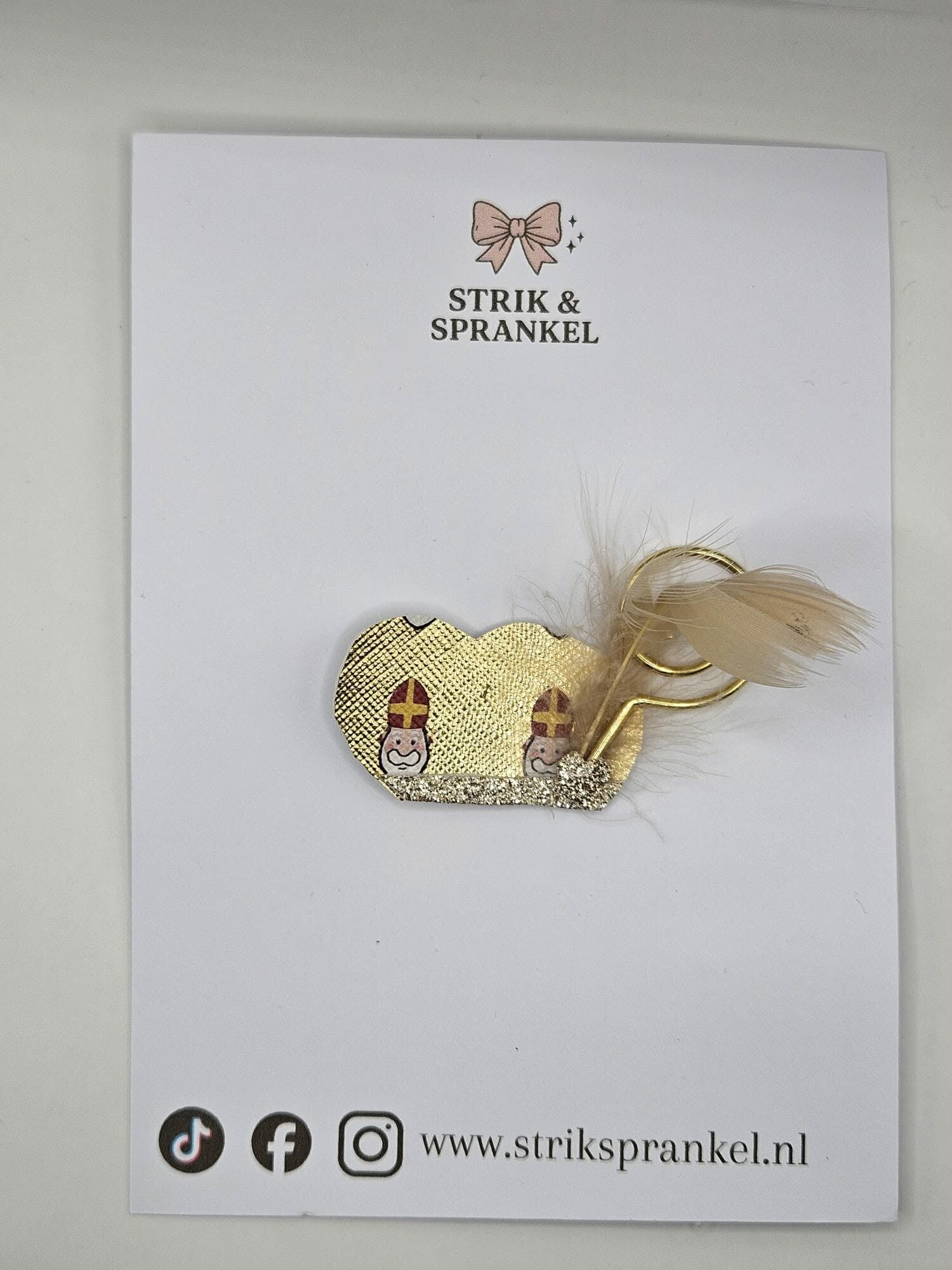 Pietenmuts goud sinterklaasjes