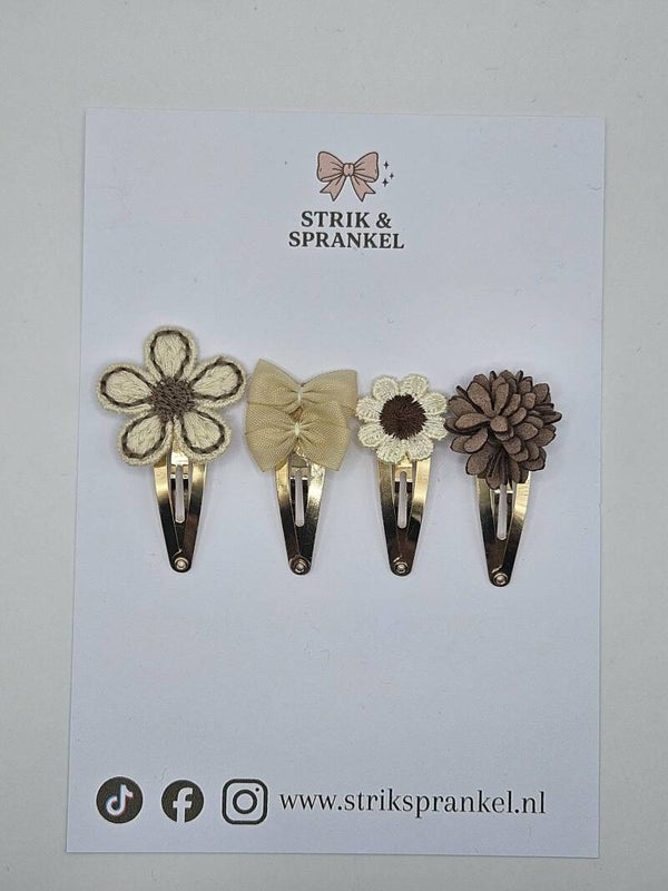 Haarspeldje setje Naturel Chic