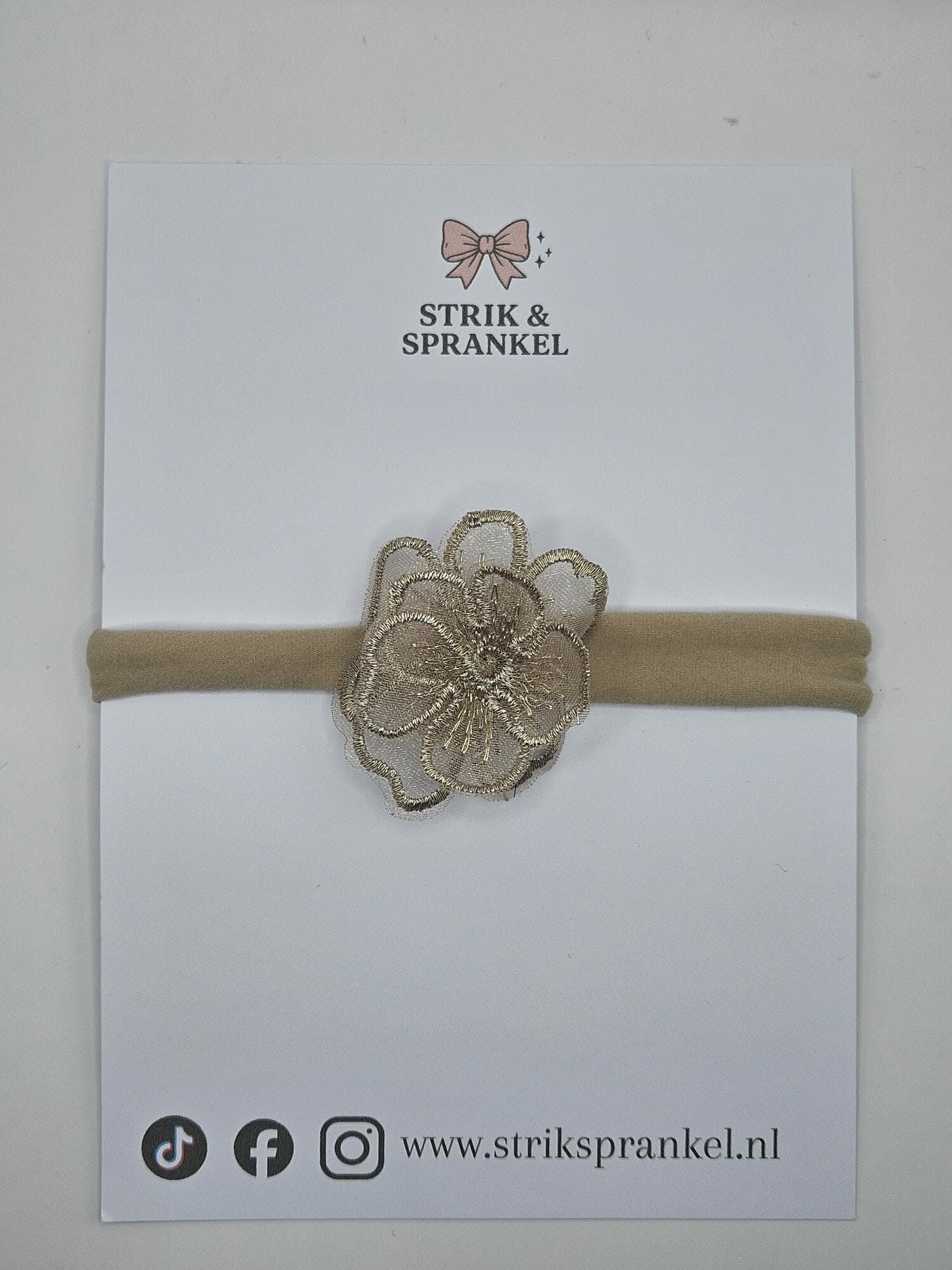 Baby haarbandje Goud