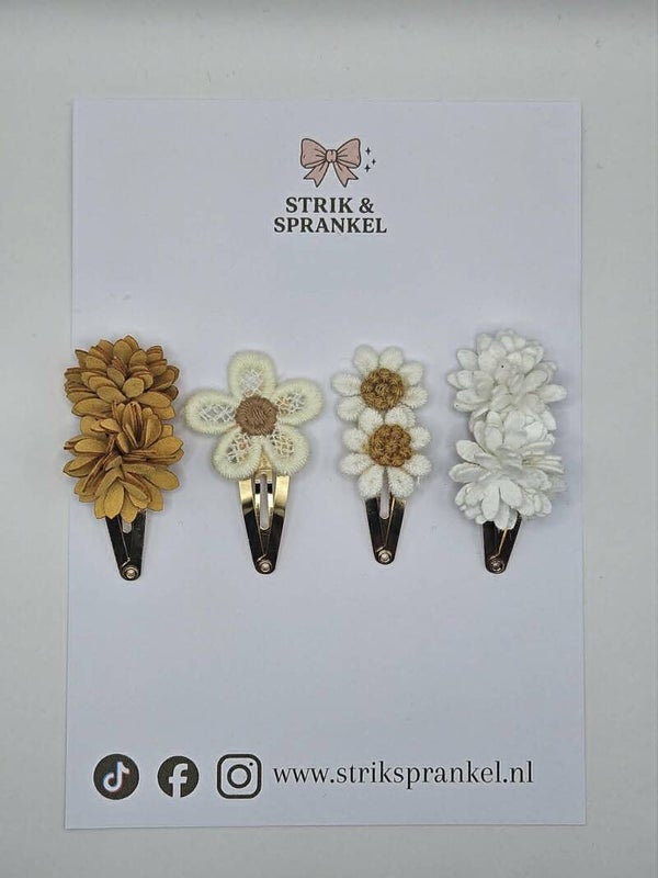 Haarspeldje setje Sunny Daisy