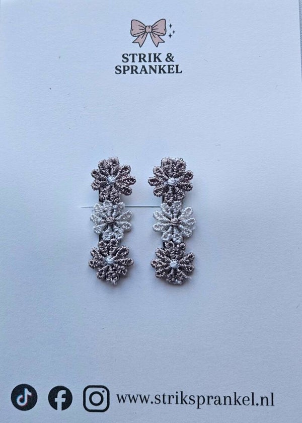 Haarspeldje mini bloemetjes