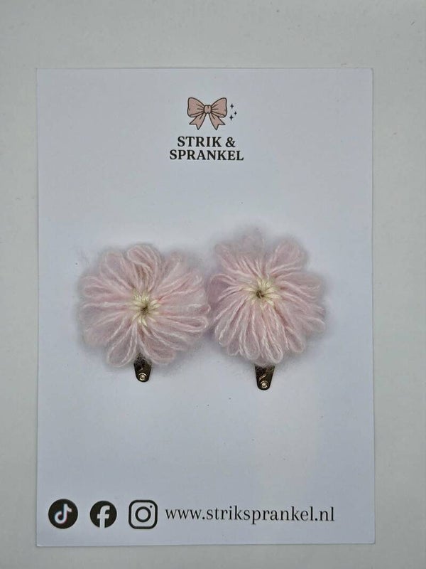 Haarspeld Blush Bloem