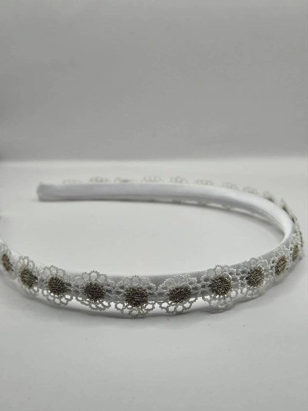 Diadeem Witte bloesem