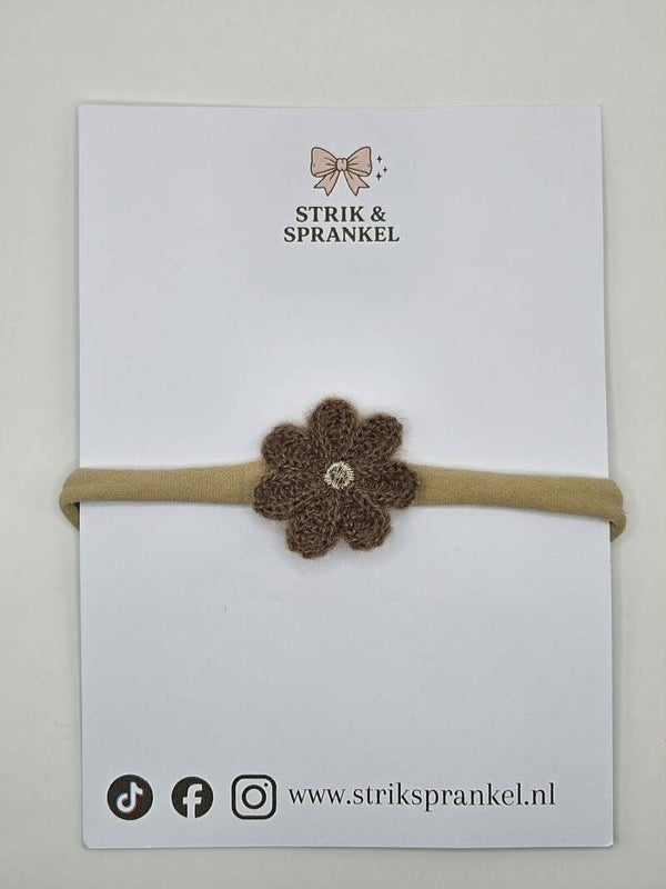 Baby haarbandje teddy bruin