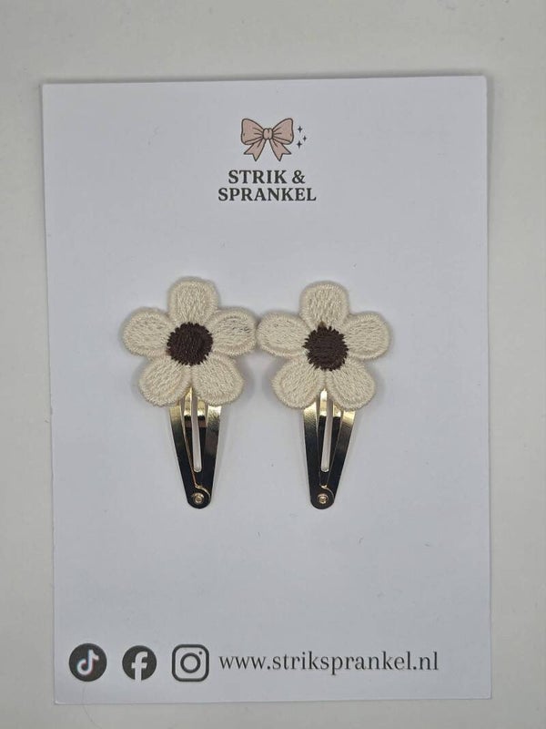 Haarspeldje Sparkle flower