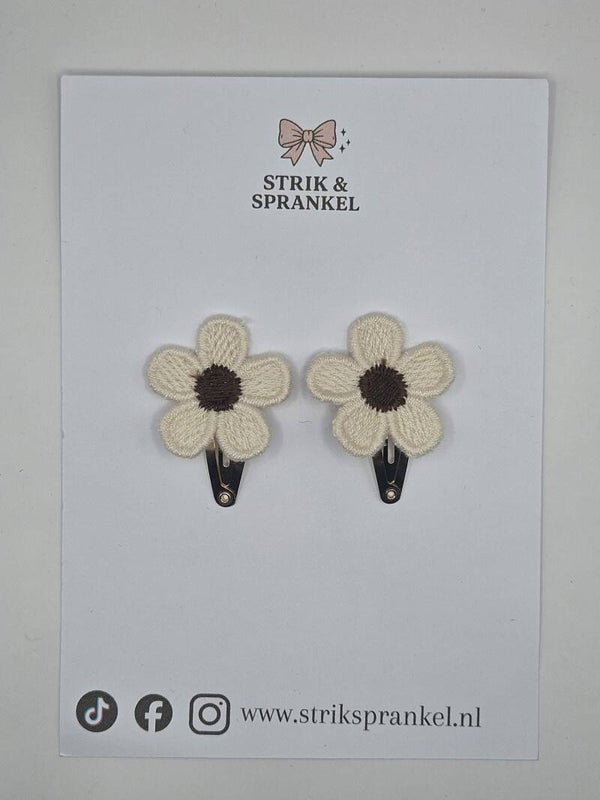 Haarspeldje Sparkle flower