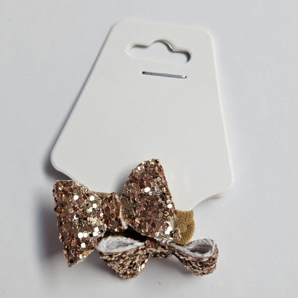 Haarelastiekje strik glitter