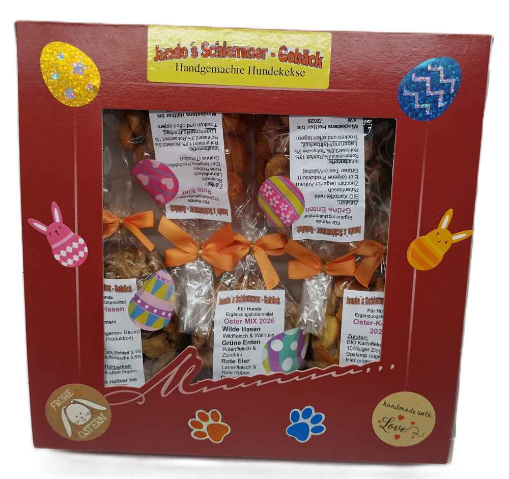 Oster Jando`s Schlemmer-Geschenk-Box mit 5 x 100g
