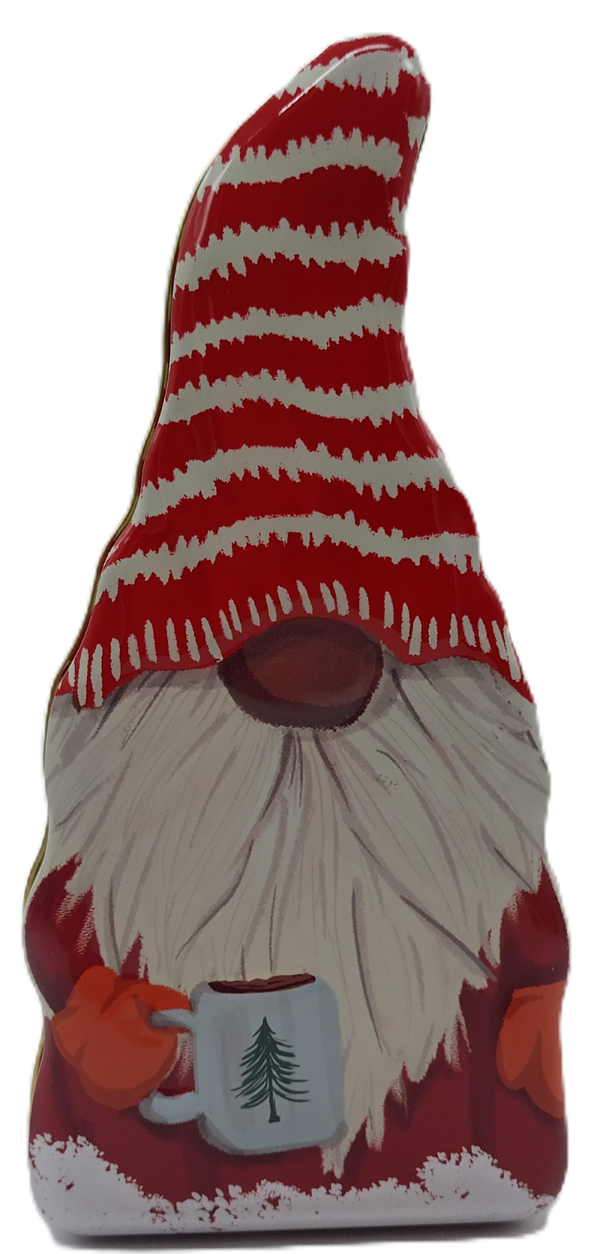 Wichtel mit Tasse Stülpdeckeldose gefüllt