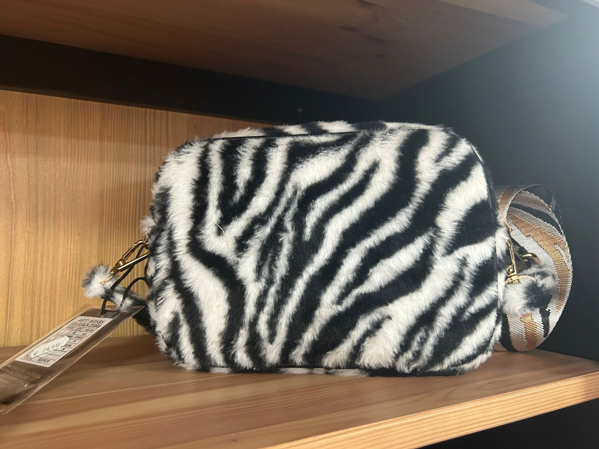 Zebra / Panter handtas klein