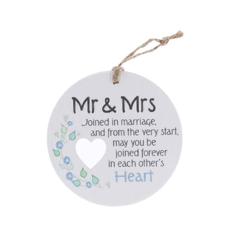 Piece of My Heart - PH20 - Keramieke hanger - Mr & Mrs