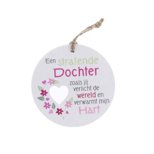 Piece of My Heart - PH24 - Keramieke hanger - Stralende dochter…