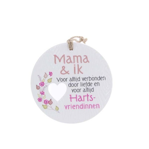Piece of My Heart - PH35 - Keramieke hanger - Mama en ik