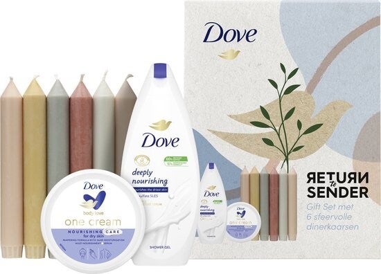 Dove Return to Sender Giftset - Deeply Nourishing & Nourishing Care - het perfecte cadeau voor haar - 2 x 250 ml