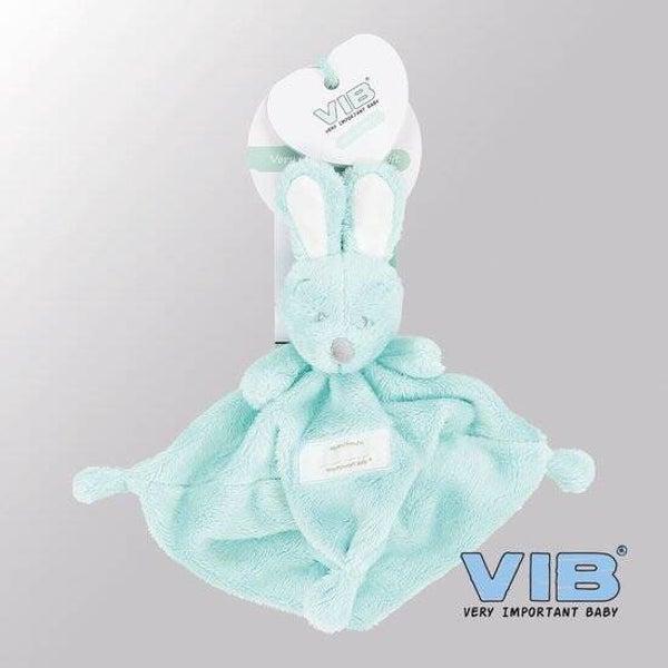 VIB® - Knuffeldoekje Konijn - Mint - Babykleertjes - Baby cadeau - zwangerschap aankondiging - geboorte cadeau