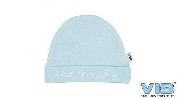 Muts Rond Bad hair day Blauw