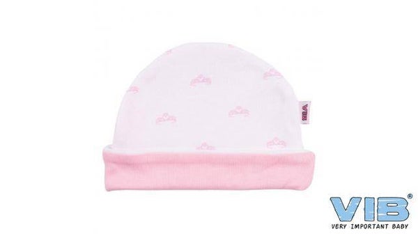 Muts Rond All Over Print Tiara Wit-Roze