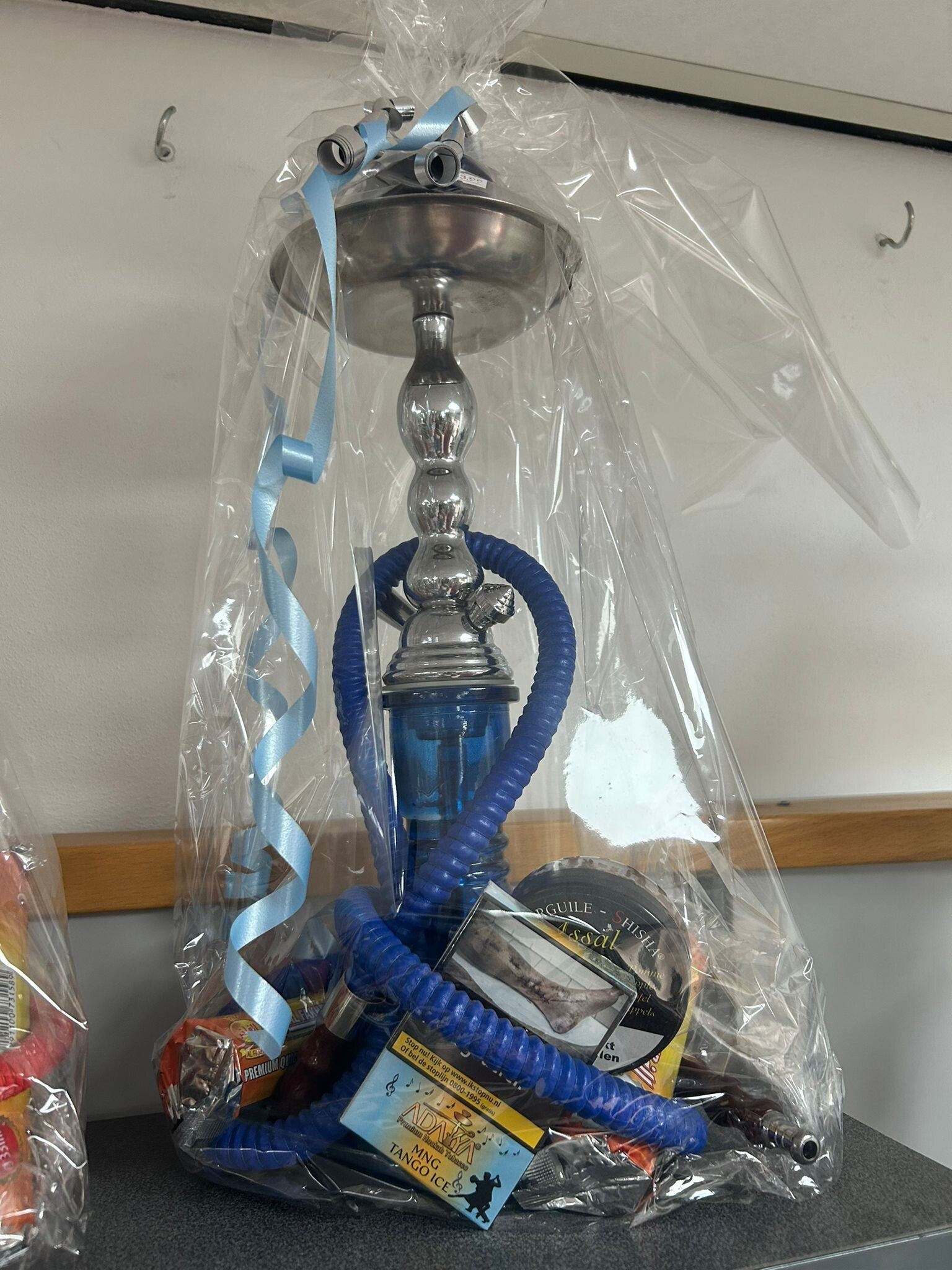 grote Waterpijp incl  steentjes en kooltjes