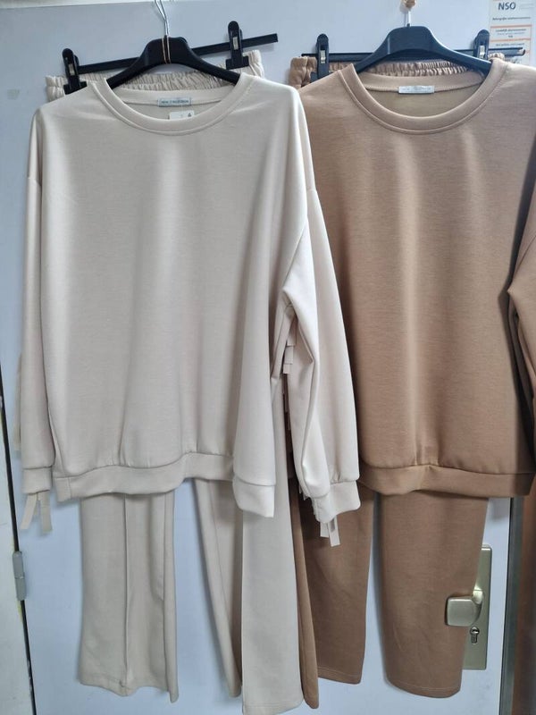 joggingpak met franjes afwerking
