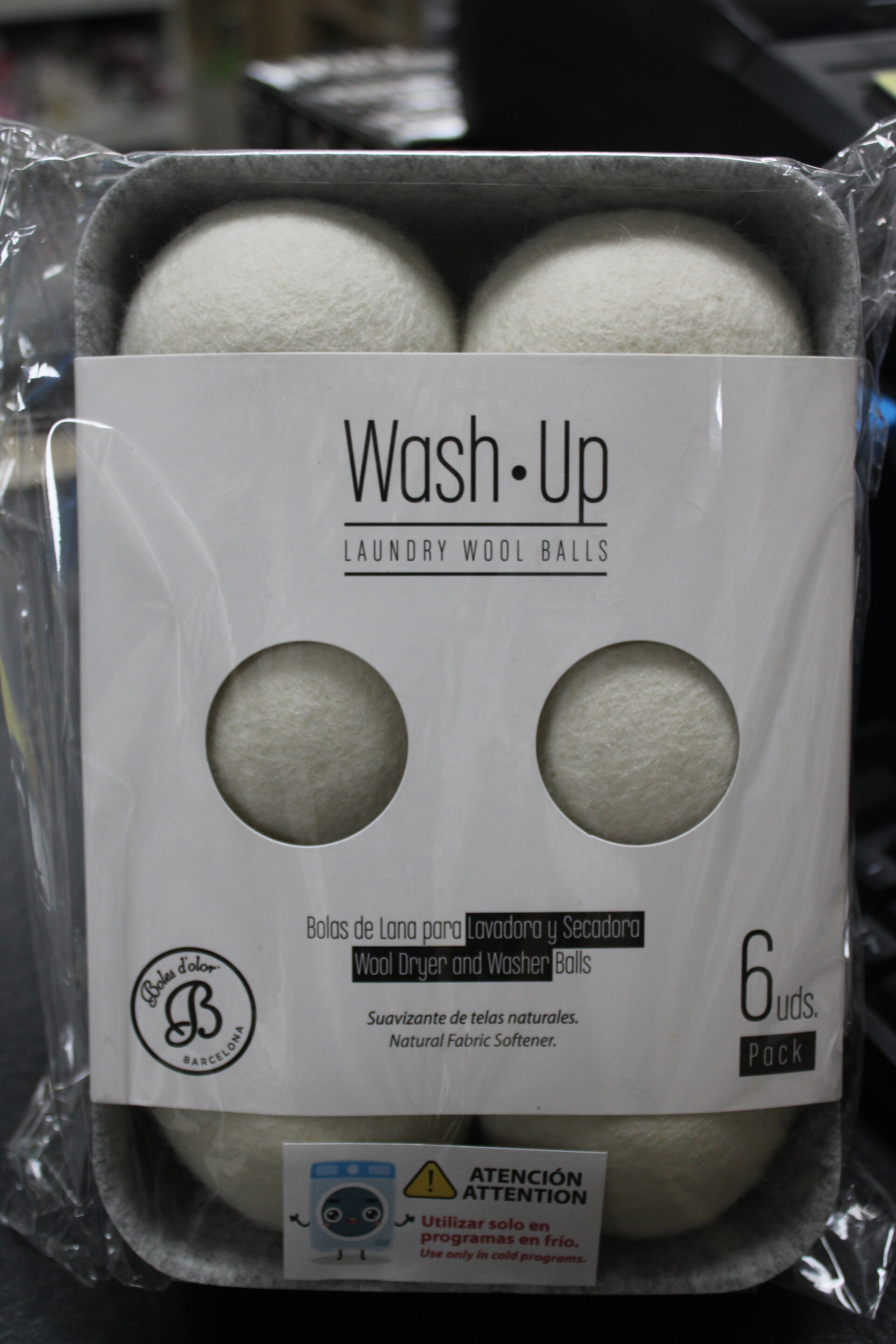 boles dólor was-up droog/wasmachine ballen van wol