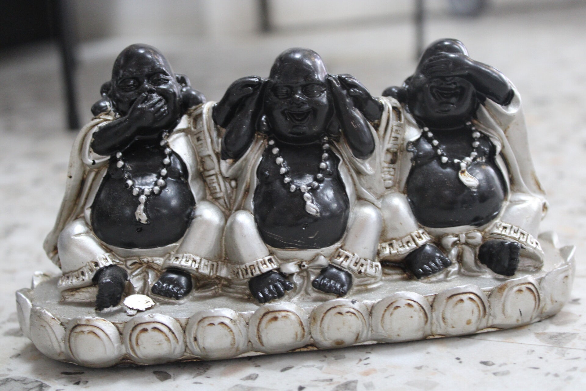 Boeddha's horen,zien,zwijgen