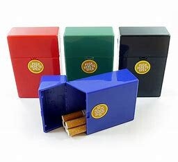 sigaretten bewaardoosjes diverse kleuren