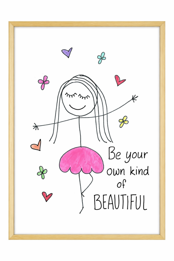 Originele handgetekende illustratie Beautiful