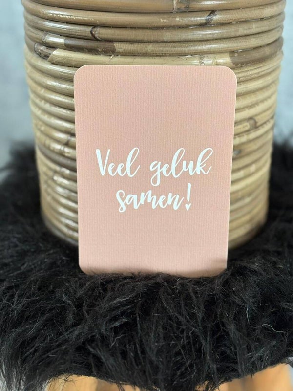 Kaart: Veel geluk samen!