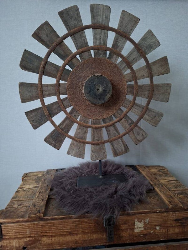 Hout spinnewiel