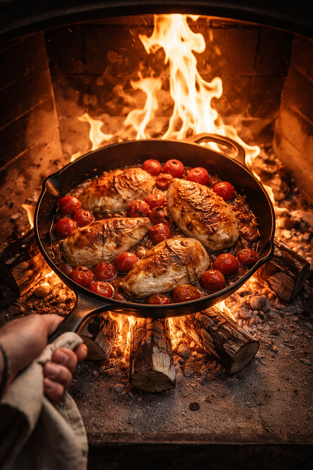 Poulet tomate basilic