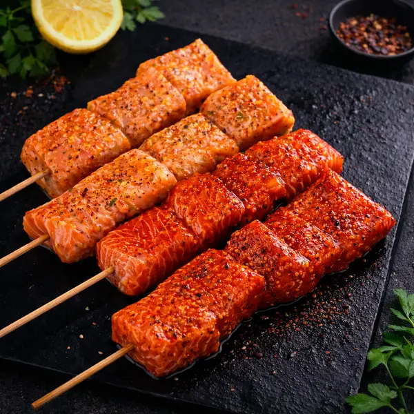 Salmon Skewers