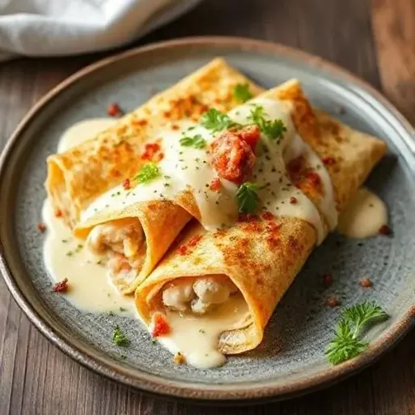 Seafood Crêpes