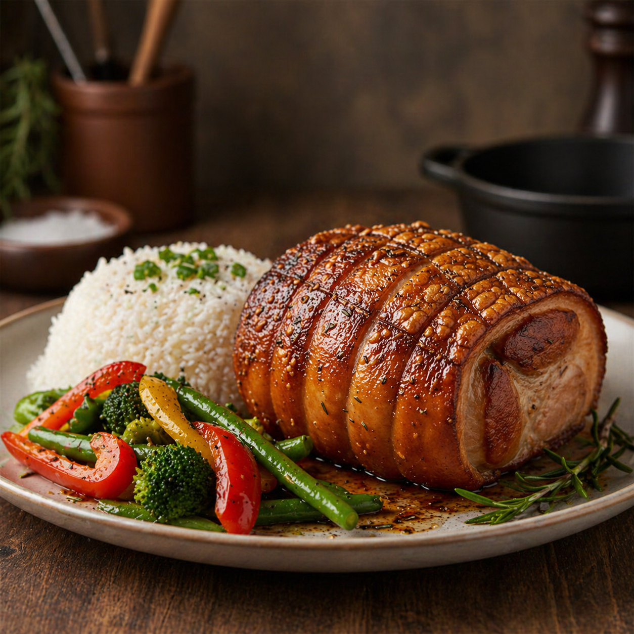 Rotie de porc du Québec